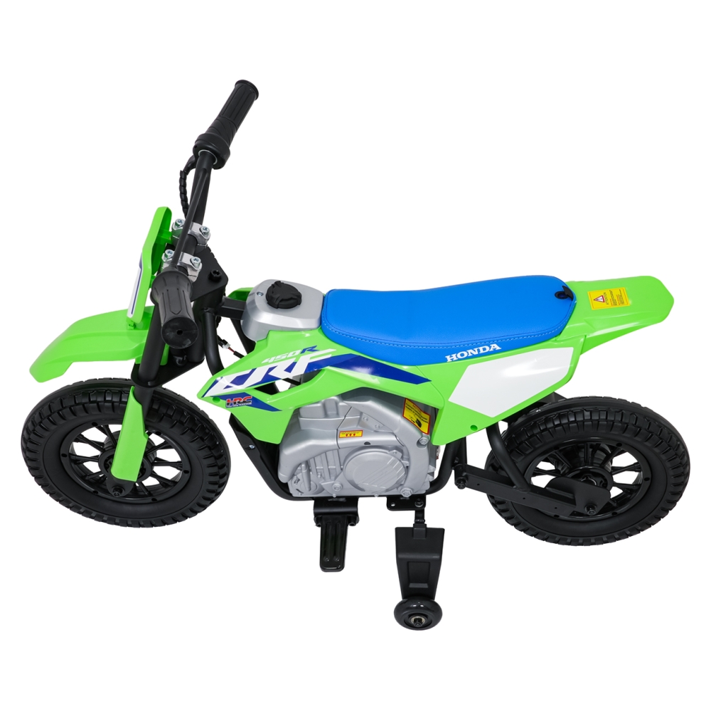 Elektrinis motociklas HONDA CFR450R, Green-Elektromobiliai vaikams, Motociklai-e-vaikas