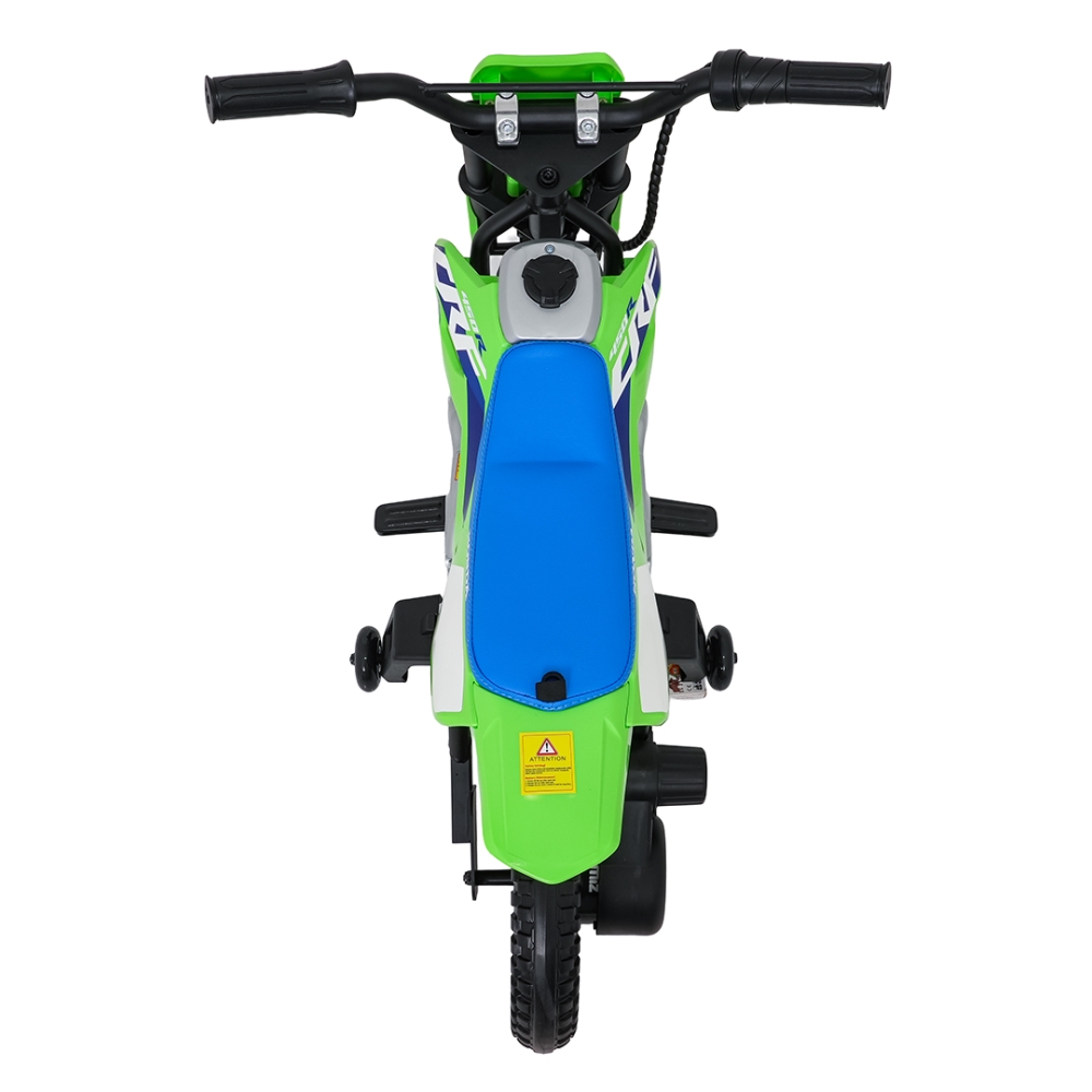 Elektrinis motociklas HONDA CFR450R, Green-Elektromobiliai vaikams, Motociklai-e-vaikas