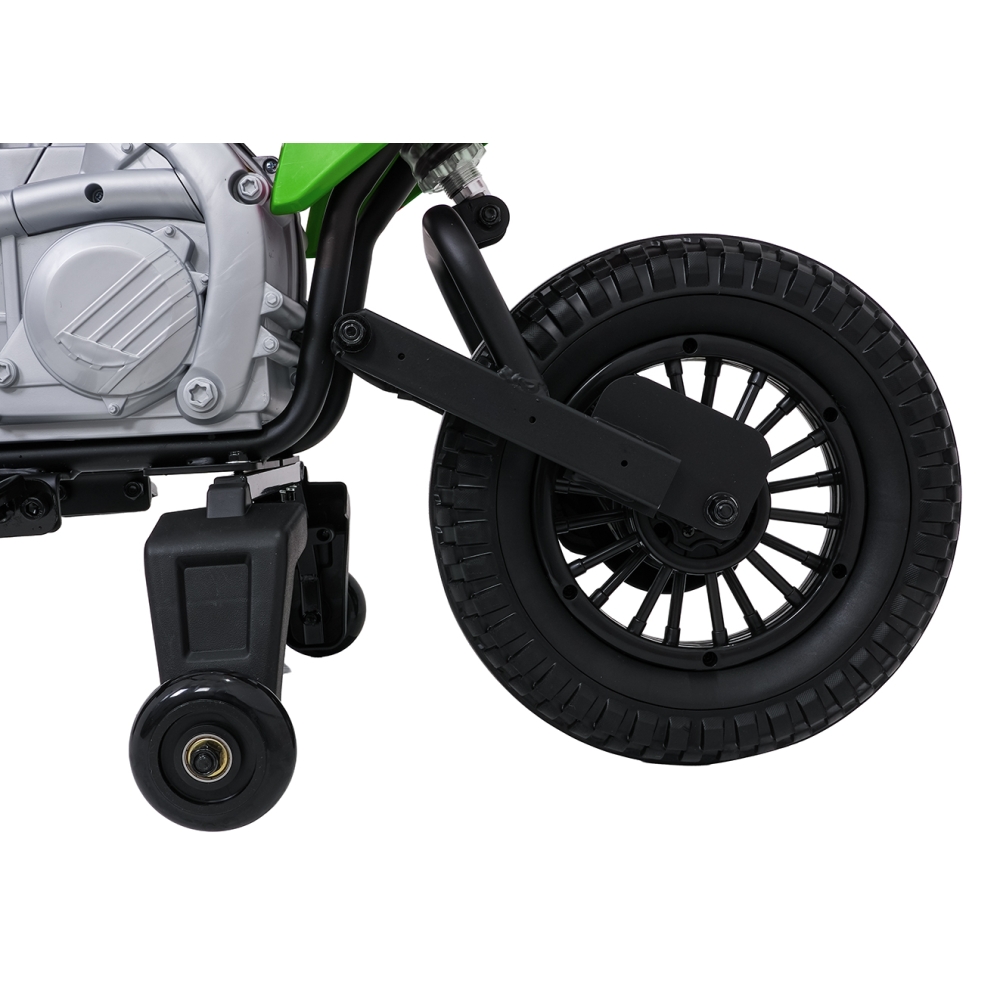 Elektrinis motociklas HONDA CFR450R, Green-Elektromobiliai vaikams, Motociklai-e-vaikas