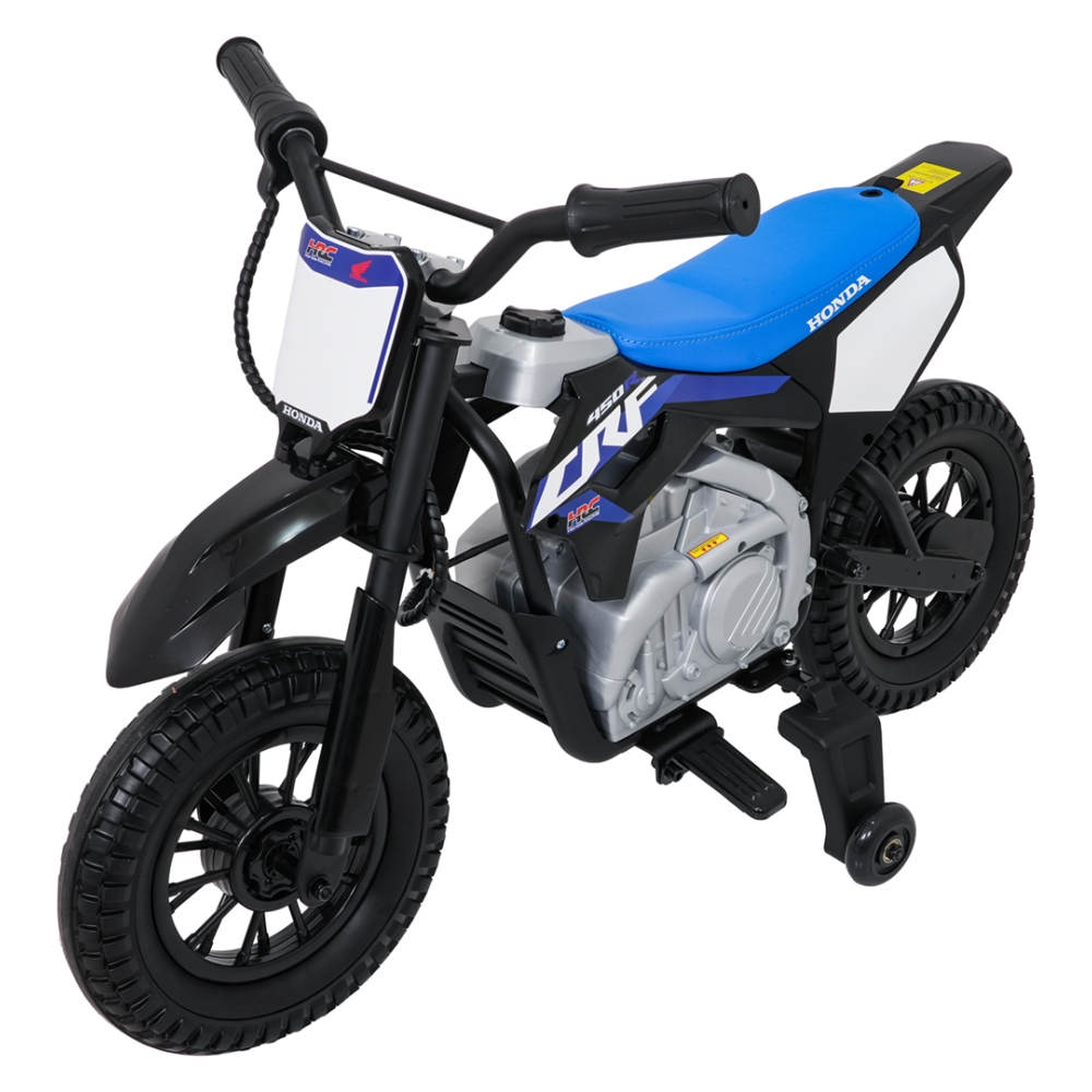 Elektrinis motociklas HONDA CFR450R, Black-Elektromobiliai vaikams, Motociklai-e-vaikas