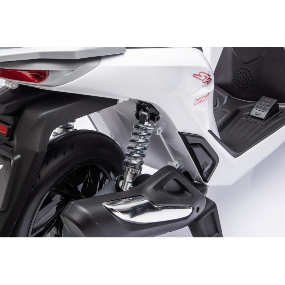 Elektrinis motoroleris HONDA SH125I, White-Elektromobiliai vaikams, Motociklai-e-vaikas