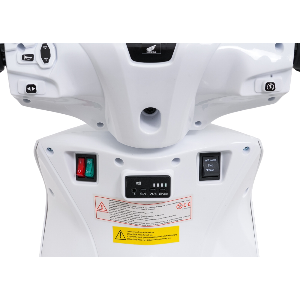Elektrinis motoroleris HONDA SH125I, White-Elektromobiliai vaikams, Motociklai-e-vaikas