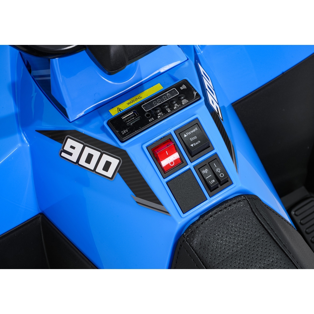 Elektrinis keturratis ATV WOLF, Blue-Elektromobiliai vaikams, Keturračiai ir bagiai-e-vaikas