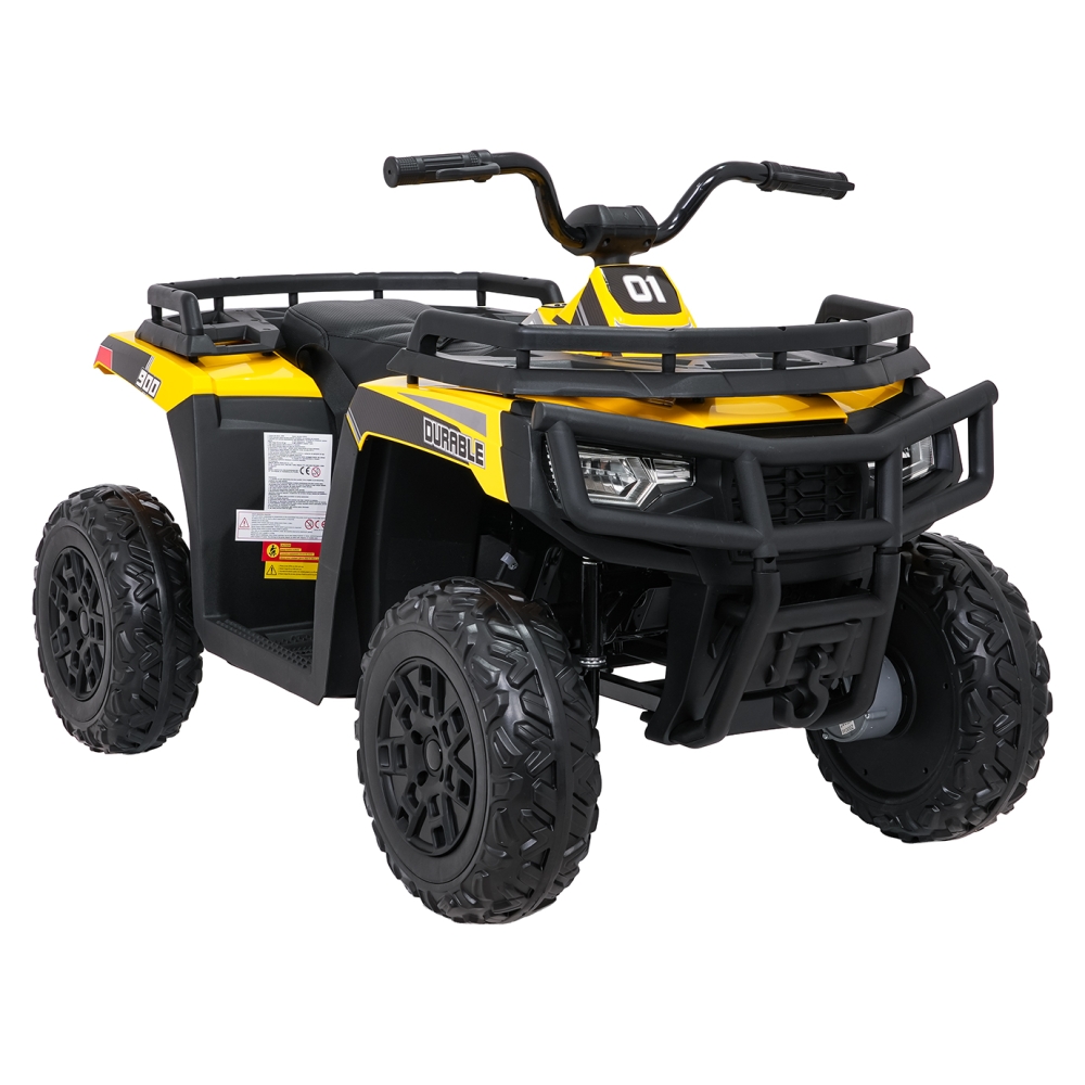 Elektrinis keturratis ATV WOLF, Yellow-Elektromobiliai vaikams, Keturračiai ir bagiai-e-vaikas