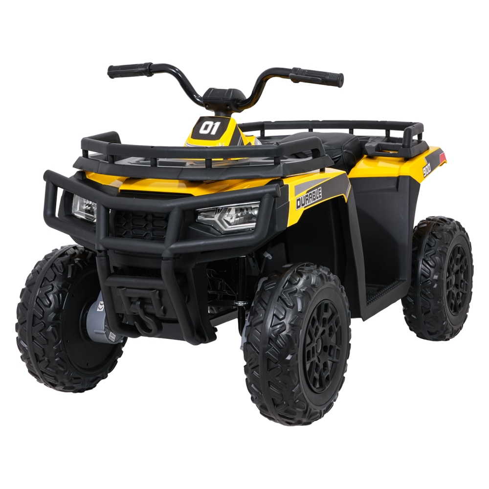 Elektrinis keturratis ATV WOLF, Yellow-Elektromobiliai vaikams, Keturračiai ir bagiai-e-vaikas