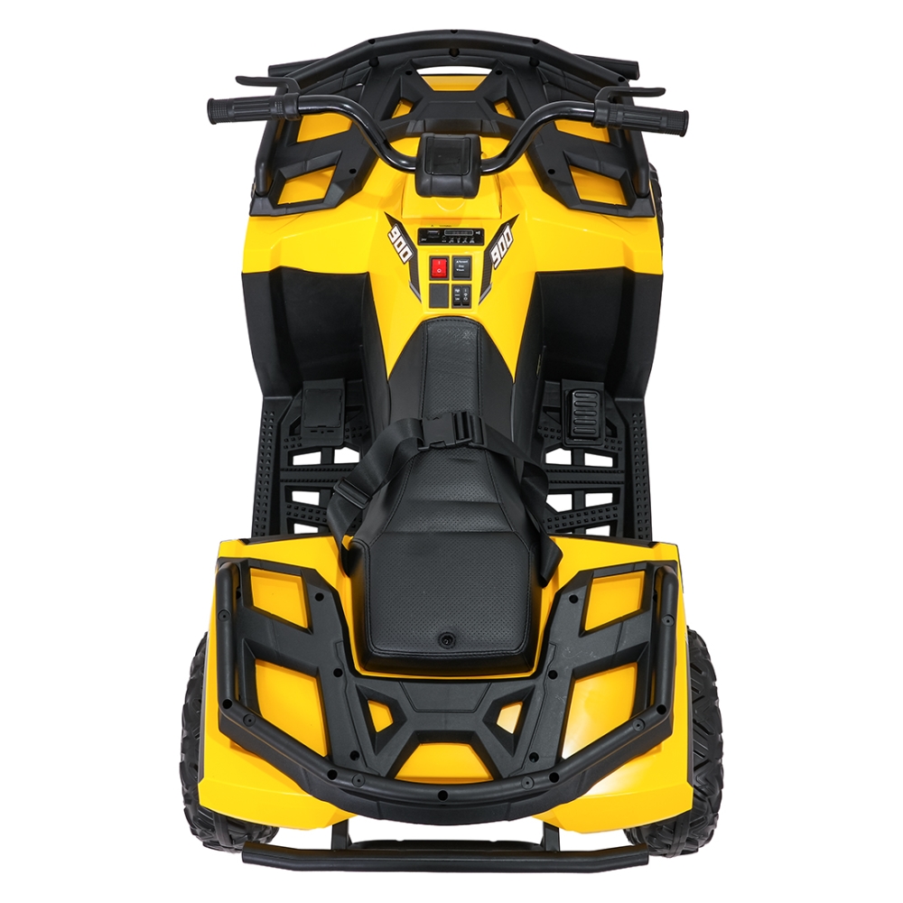 Elektrinis keturratis ATV WOLF, Yellow-Elektromobiliai vaikams, Keturračiai ir bagiai-e-vaikas