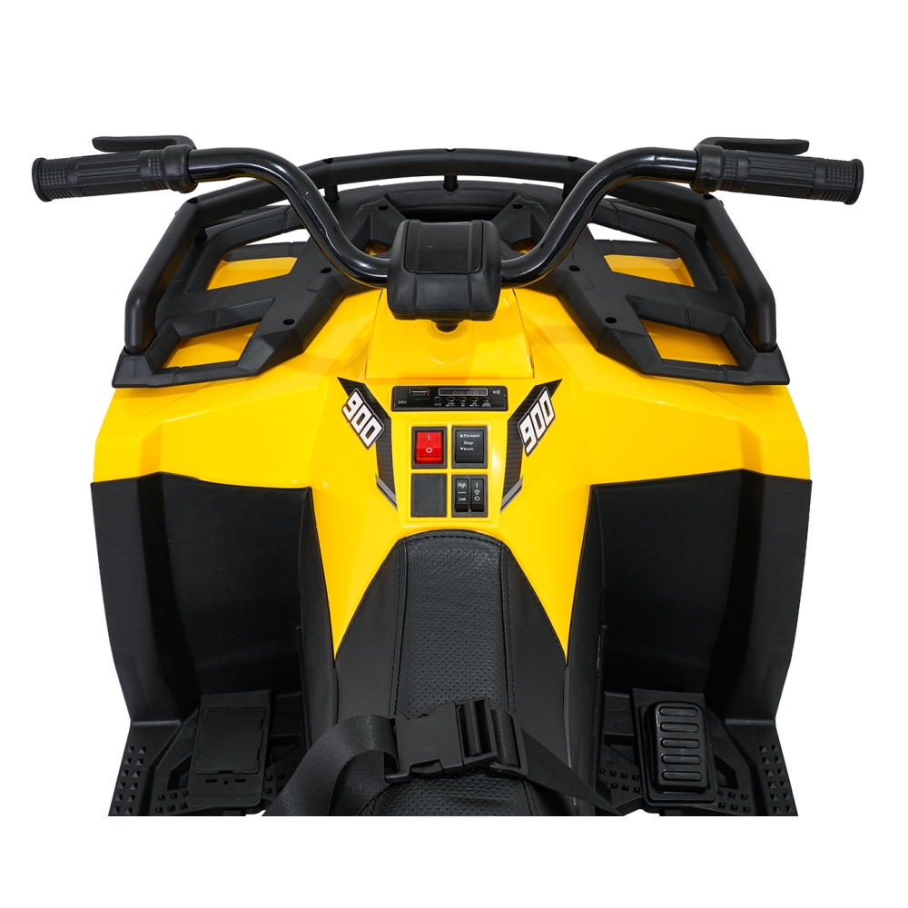 Elektrinis keturratis ATV WOLF, Yellow-Elektromobiliai vaikams, Keturračiai ir bagiai-e-vaikas