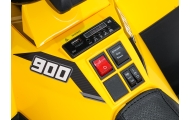 Elektrinis keturratis ATV WOLF, Yellow-Elektromobiliai vaikams, Keturračiai ir bagiai-e-vaikas