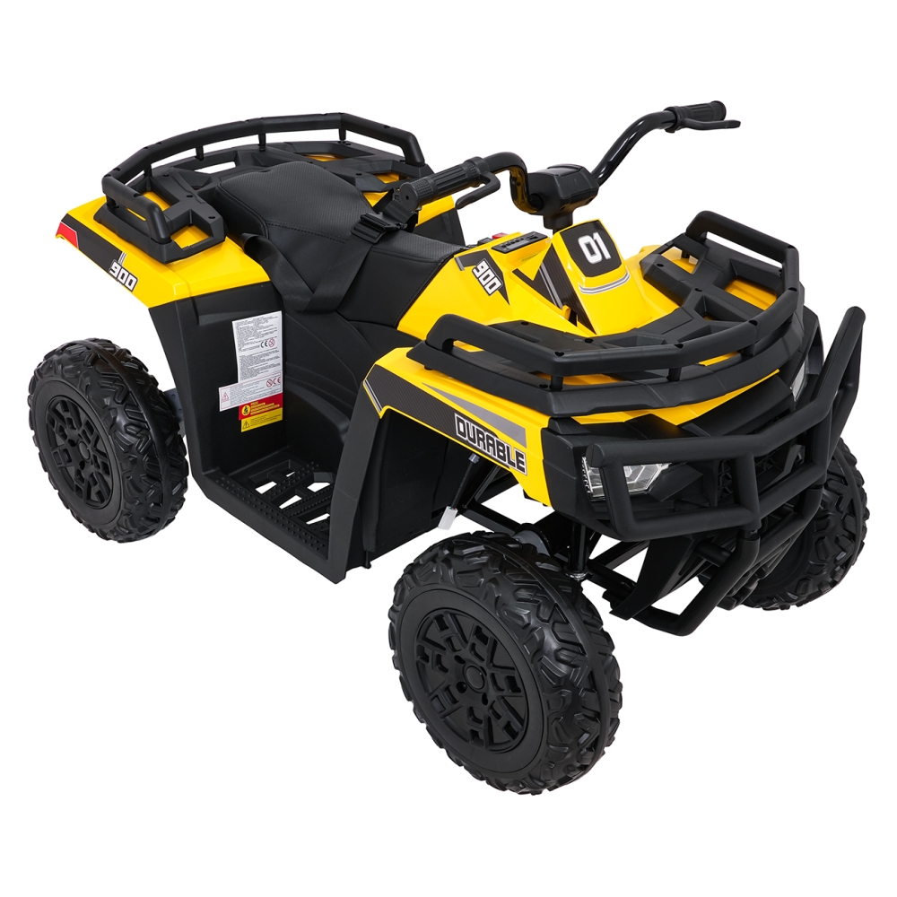 Elektrinis keturratis ATV WOLF, Yellow-Elektromobiliai vaikams, Keturračiai ir bagiai-e-vaikas