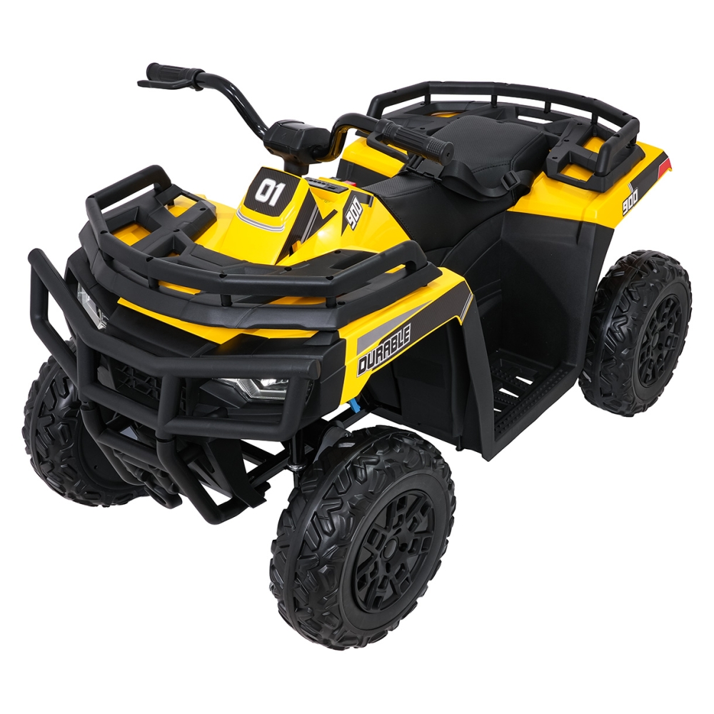 Elektrinis keturratis ATV WOLF, Yellow-Elektromobiliai vaikams, Keturračiai ir bagiai-e-vaikas