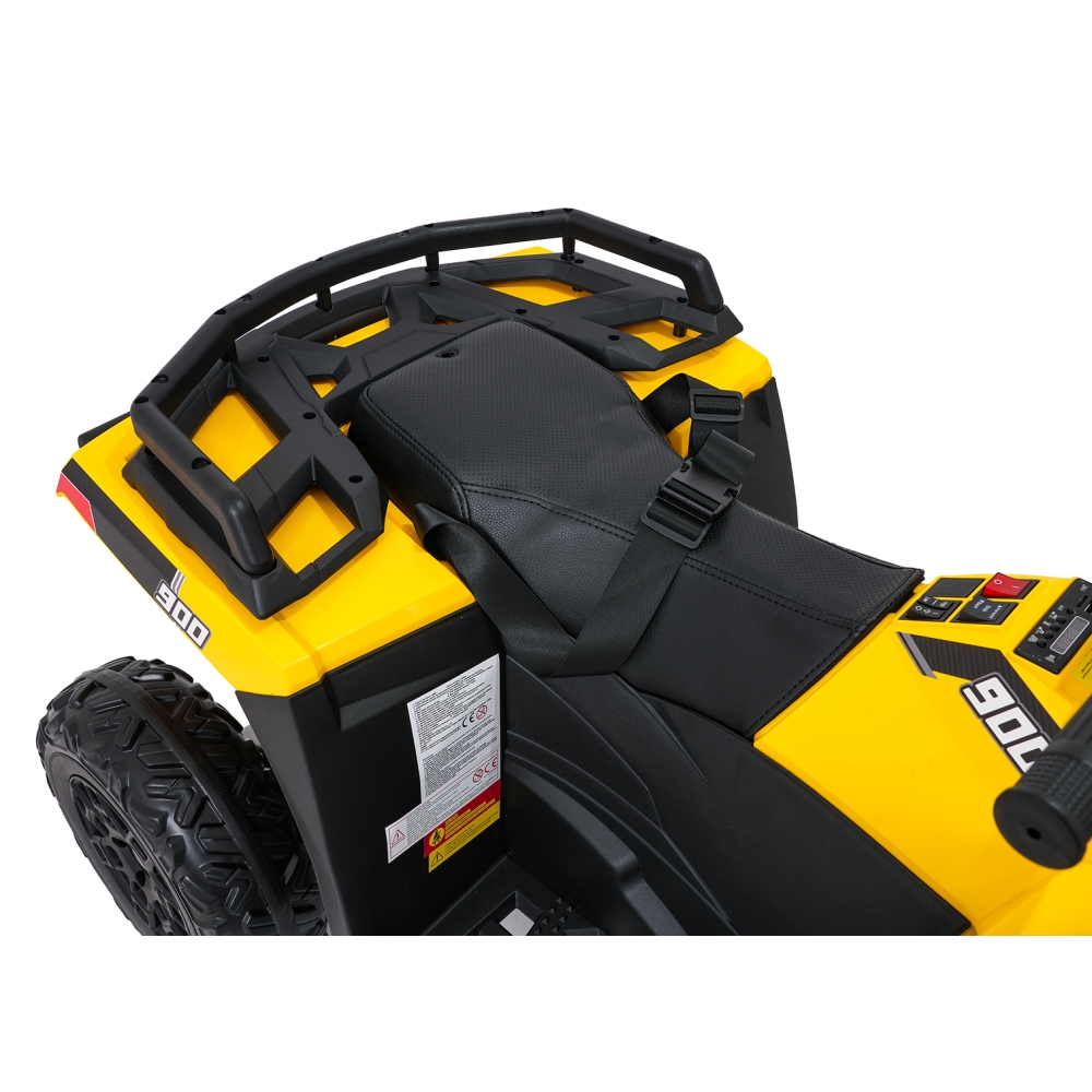 Elektrinis keturratis ATV WOLF, Yellow-Elektromobiliai vaikams, Keturračiai ir bagiai-e-vaikas