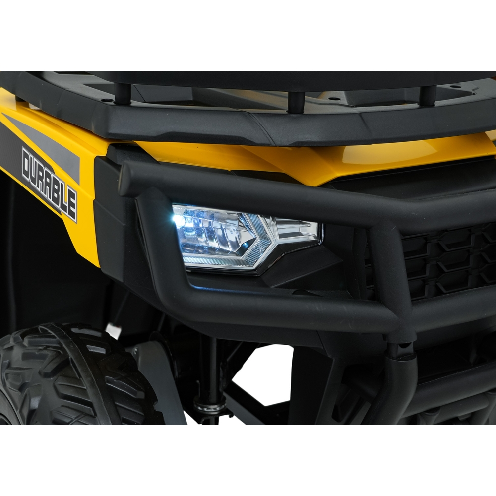 Elektrinis keturratis ATV WOLF, Yellow-Elektromobiliai vaikams, Keturračiai ir bagiai-e-vaikas