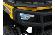 Elektrinis keturratis ATV WOLF, Yellow-Elektromobiliai vaikams, Keturračiai ir bagiai-e-vaikas