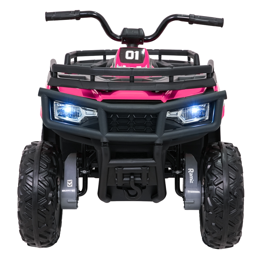 Elektrinis keturratis ATV WOLF, Pink-Elektromobiliai vaikams, Keturračiai ir bagiai-e-vaikas