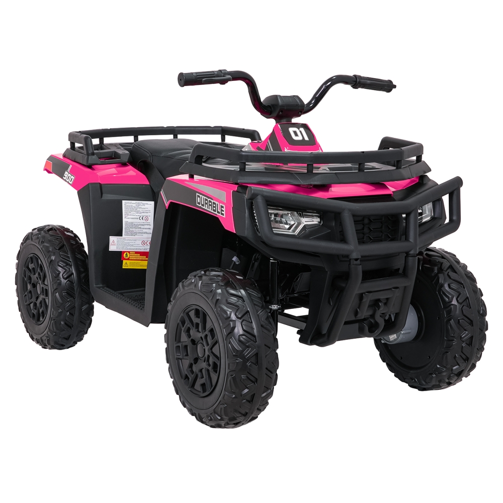 Elektrinis keturratis ATV WOLF, Pink-Elektromobiliai vaikams, Keturračiai ir bagiai-e-vaikas