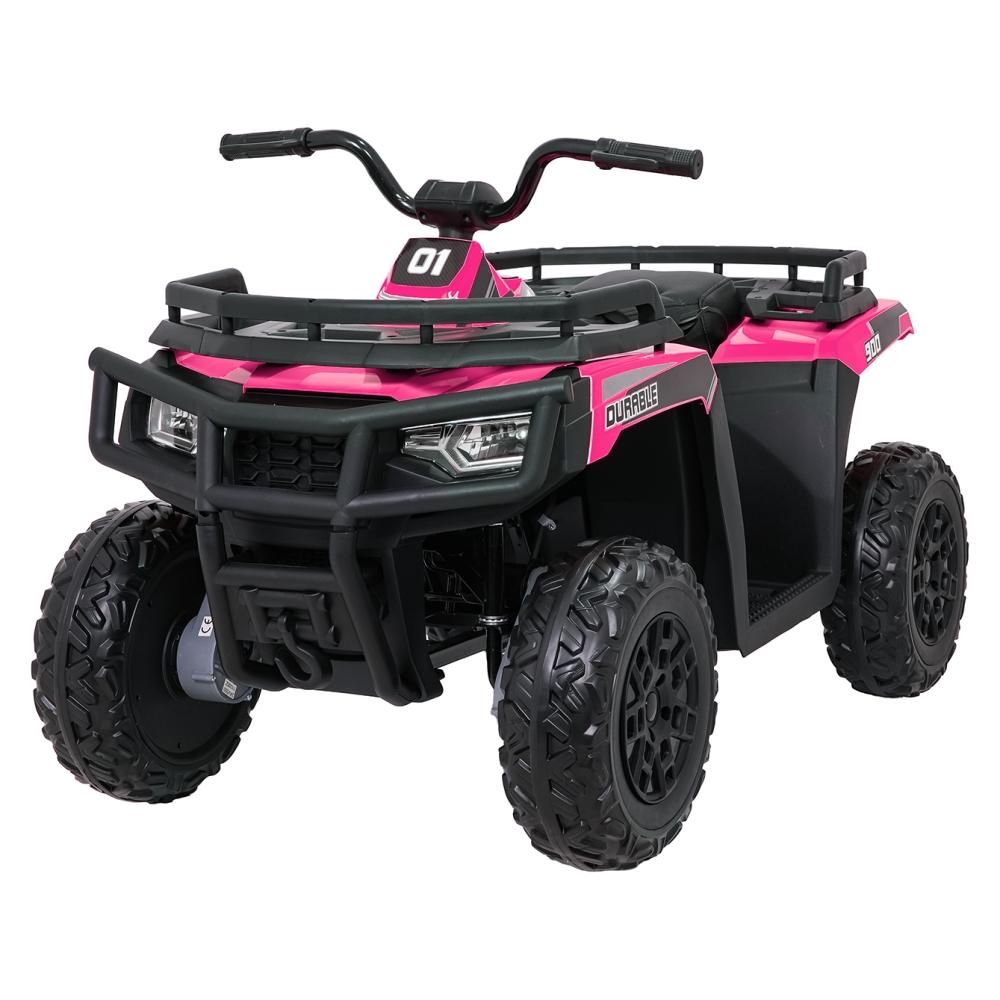 Elektrinis keturratis ATV WOLF, Pink-Elektromobiliai vaikams, Keturračiai ir bagiai-e-vaikas