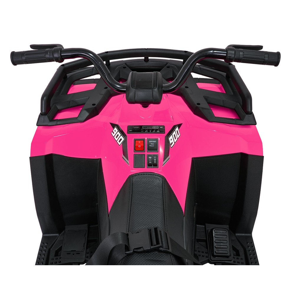 Elektrinis keturratis ATV WOLF, Pink-Elektromobiliai vaikams, Keturračiai ir bagiai-e-vaikas