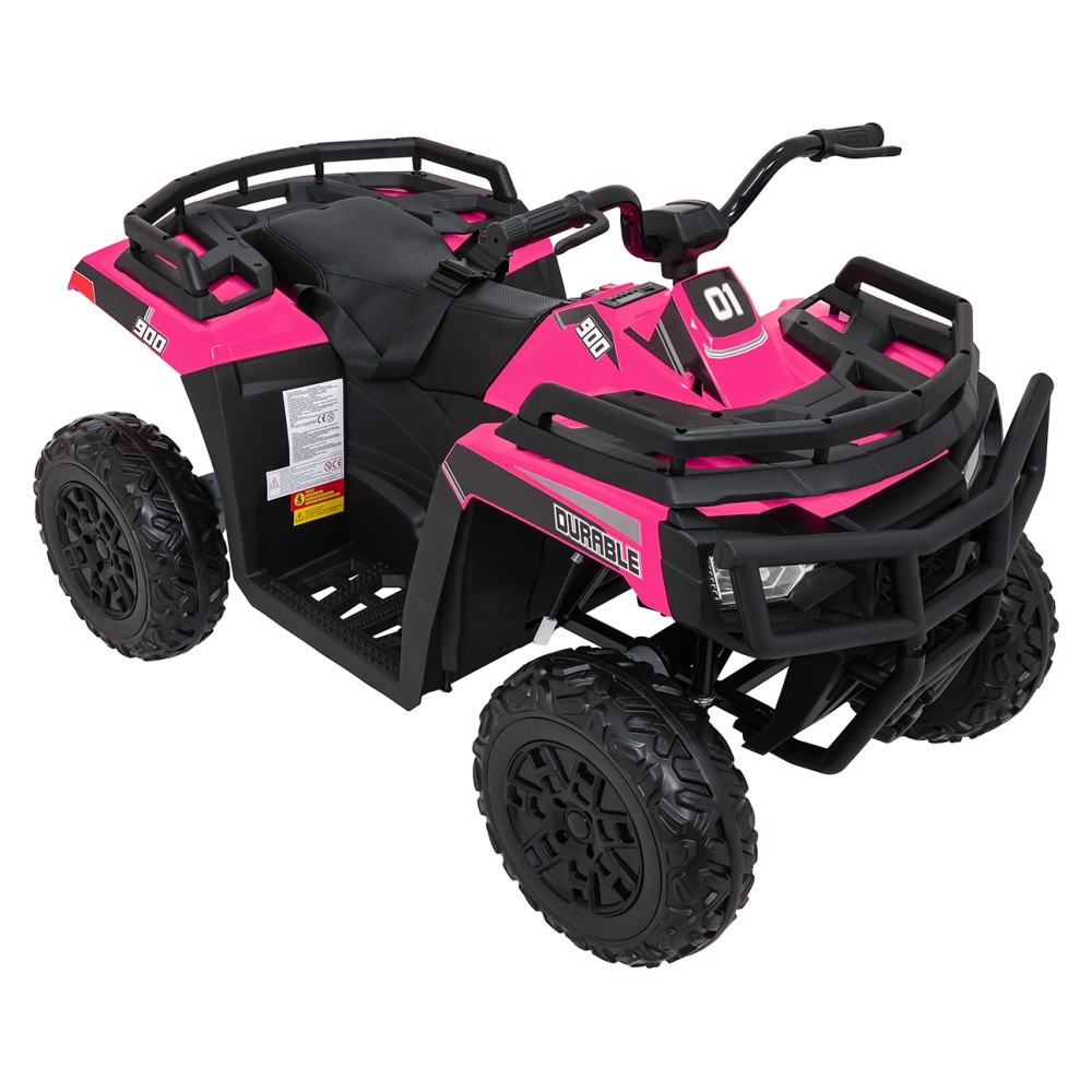 Elektrinis keturratis ATV WOLF, Pink-Elektromobiliai vaikams, Keturračiai ir bagiai-e-vaikas