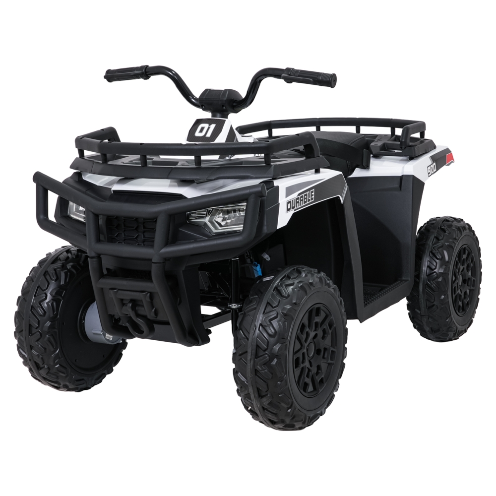Elektrinis keturratis ATV WOLF, White-Elektromobiliai vaikams, Keturračiai ir bagiai-e-vaikas