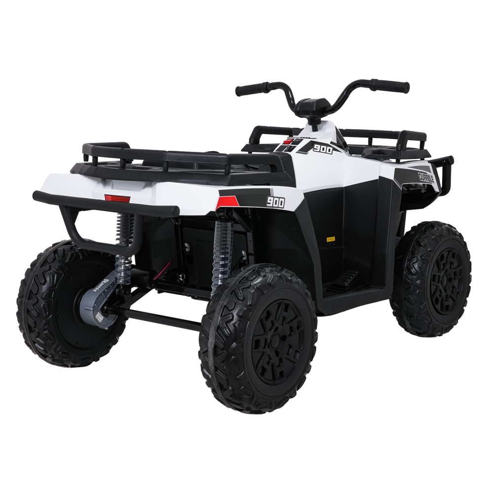 Elektrinis keturratis ATV WOLF, White-Elektromobiliai vaikams, Keturračiai ir bagiai-e-vaikas