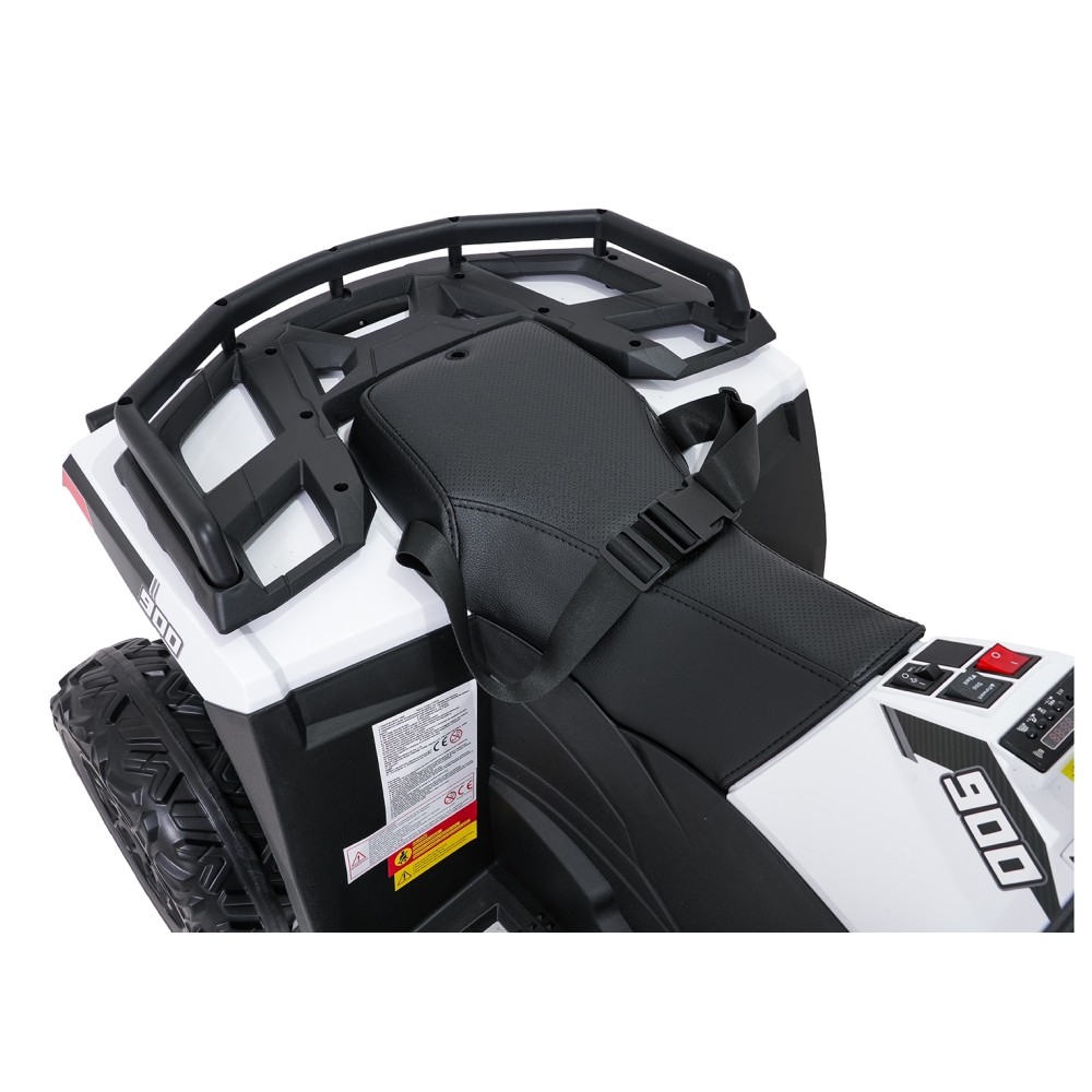 Elektrinis keturratis ATV WOLF, White-Elektromobiliai vaikams, Keturračiai ir bagiai-e-vaikas