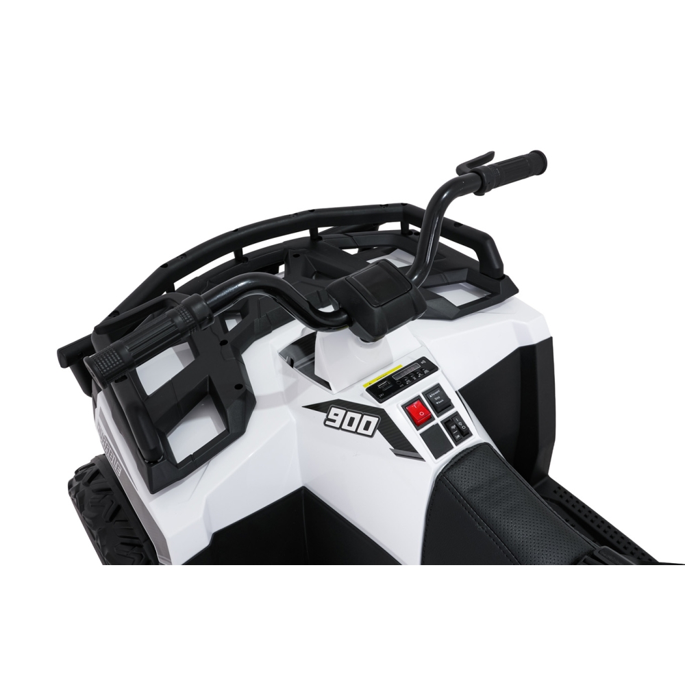 Elektrinis keturratis ATV WOLF, White-Elektromobiliai vaikams, Keturračiai ir bagiai-e-vaikas