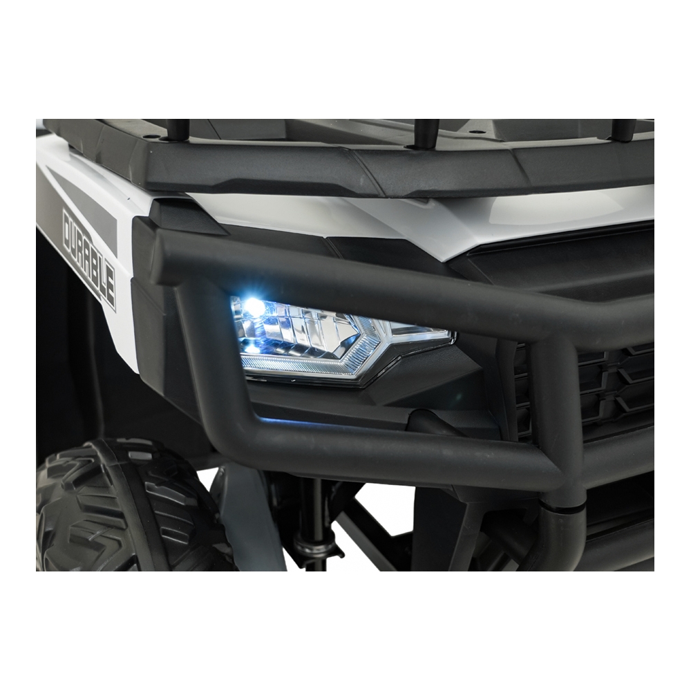Elektrinis keturratis ATV WOLF, White-Elektromobiliai vaikams, Keturračiai ir bagiai-e-vaikas