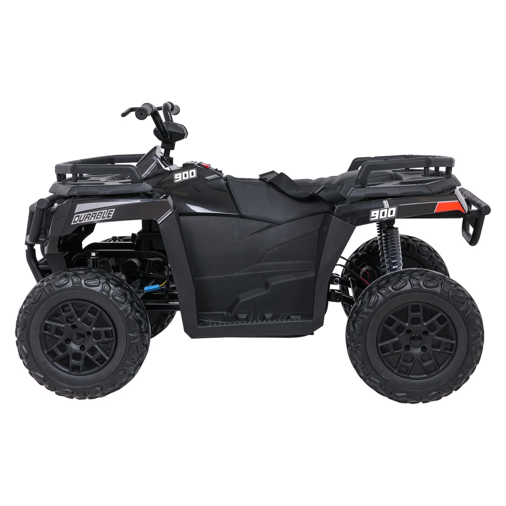 Elektrinis keturratis ATV WOLF, Black-Elektromobiliai vaikams, Keturračiai ir bagiai-e-vaikas