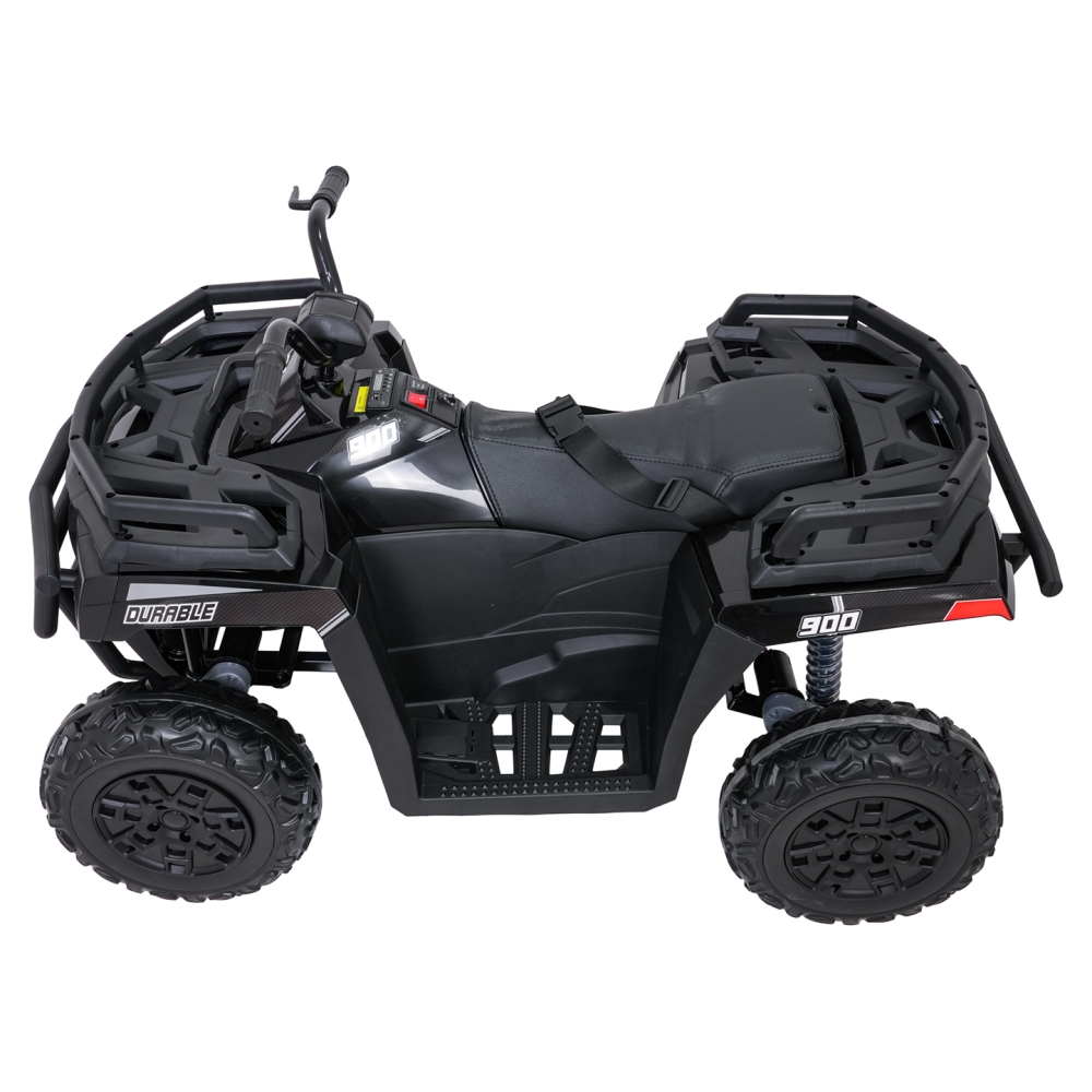 Elektrinis keturratis ATV WOLF, Black-Elektromobiliai vaikams, Keturračiai ir bagiai-e-vaikas