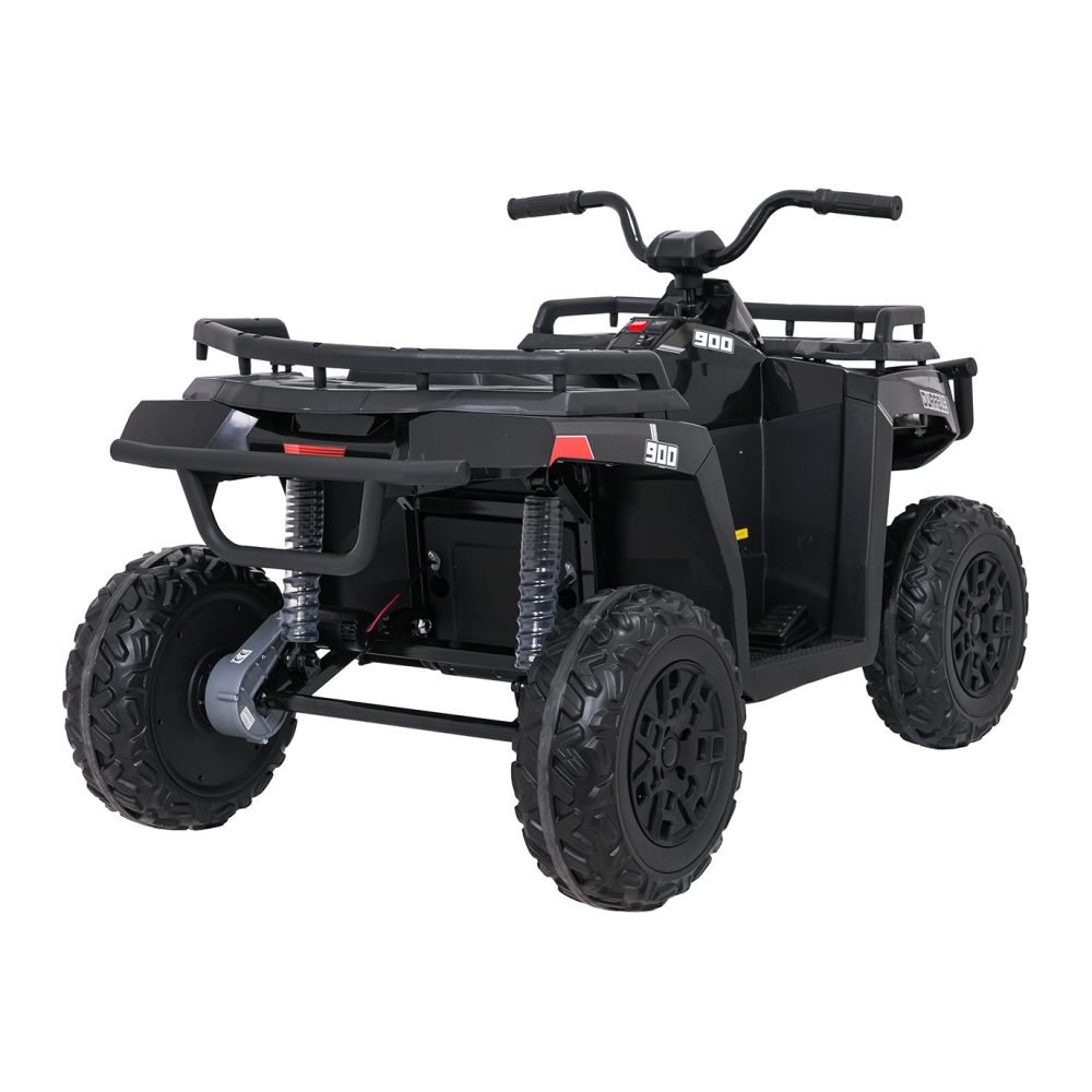 Elektrinis keturratis ATV WOLF, Black-Elektromobiliai vaikams, Keturračiai ir bagiai-e-vaikas