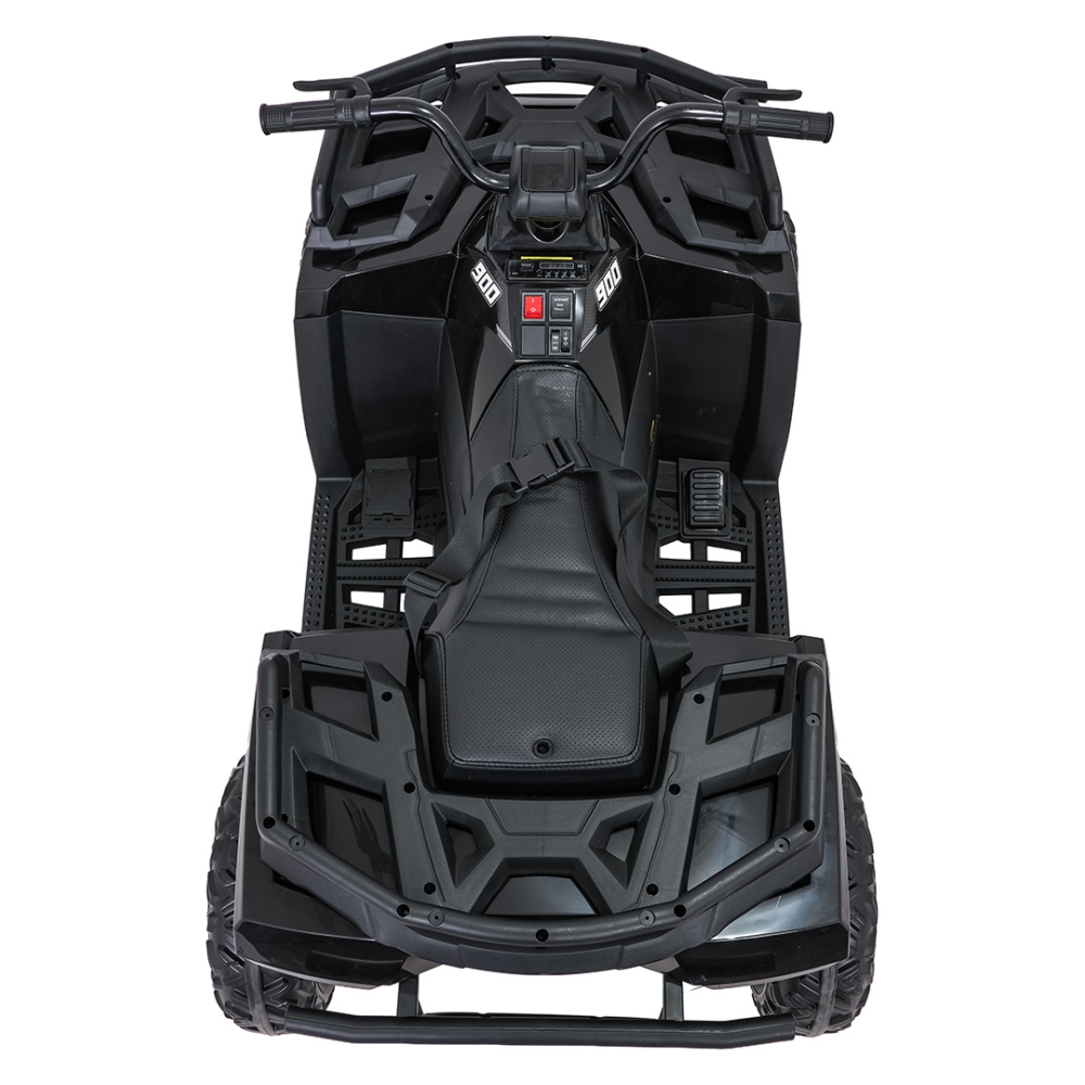 Elektrinis keturratis ATV WOLF, Black-Elektromobiliai vaikams, Keturračiai ir bagiai-e-vaikas