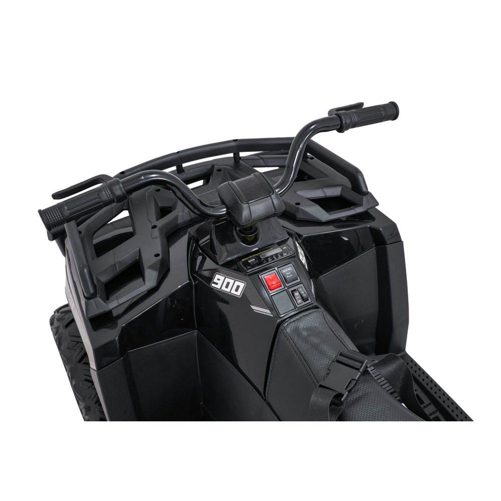 Elektrinis keturratis ATV WOLF, Black-Elektromobiliai vaikams, Keturračiai ir bagiai-e-vaikas