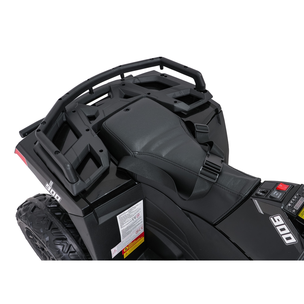 Elektrinis keturratis ATV WOLF, Black-Elektromobiliai vaikams, Keturračiai ir bagiai-e-vaikas
