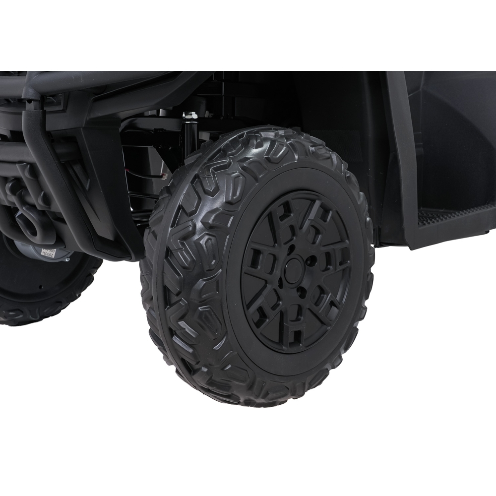 Elektrinis keturratis ATV WOLF, Black-Elektromobiliai vaikams, Keturračiai ir bagiai-e-vaikas
