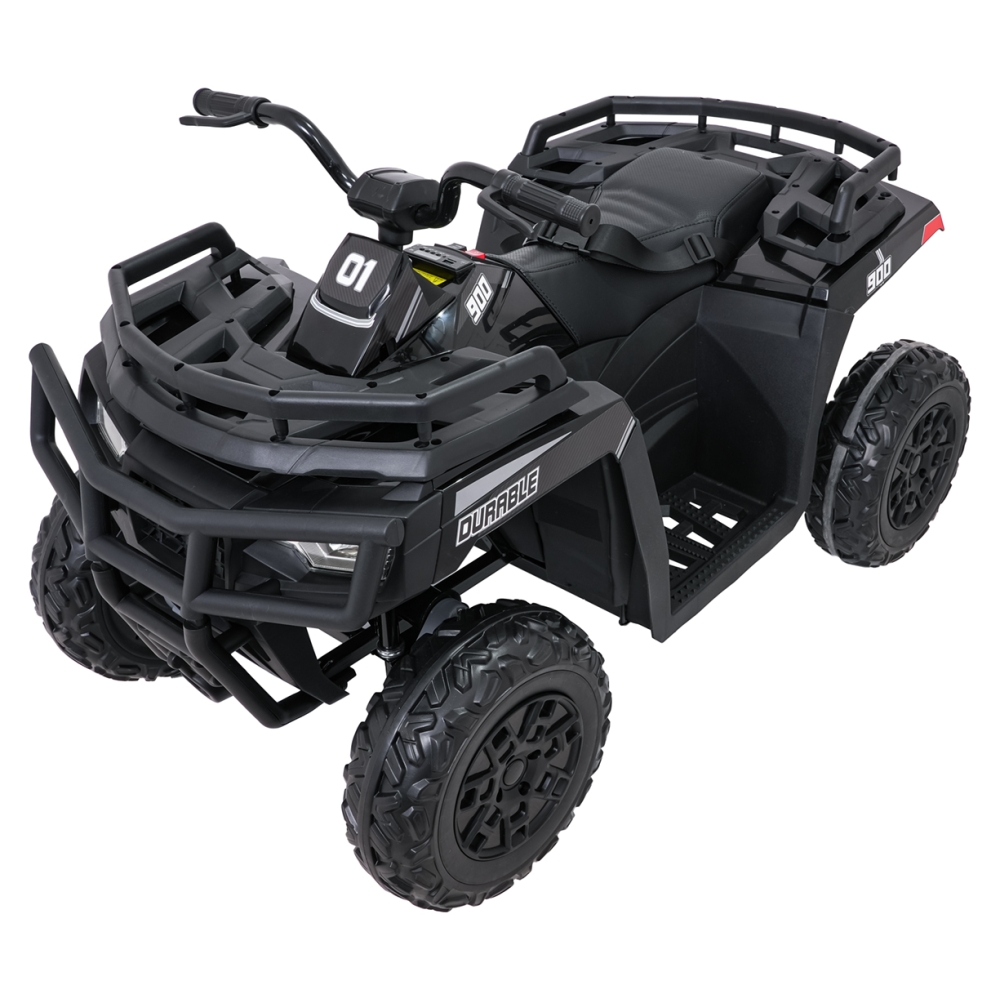 Elektrinis keturratis ATV WOLF, Black-Elektromobiliai vaikams, Keturračiai ir bagiai-e-vaikas
