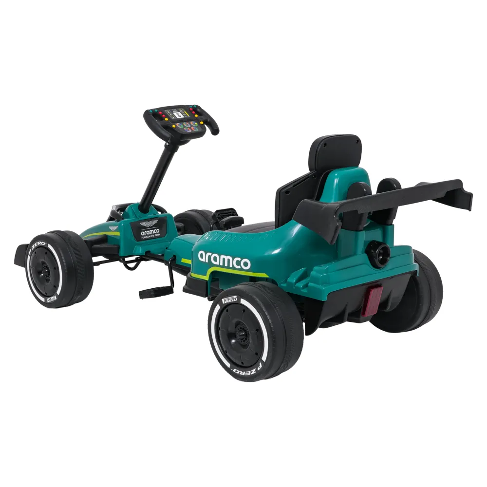 „Aston Martin“ kartingas, žalias-Judėjimui, Minami kartingai-e-vaikas