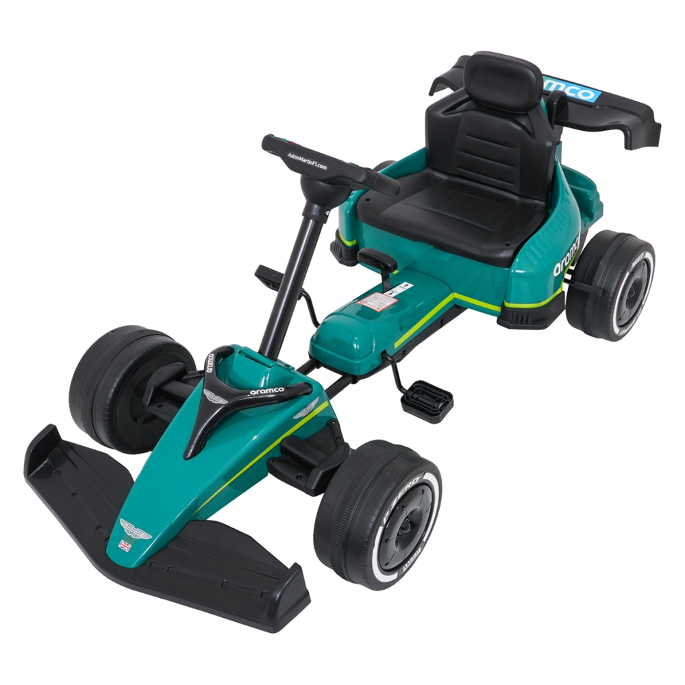 „Aston Martin“ kartingas, žalias-Judėjimui, Minami kartingai-e-vaikas