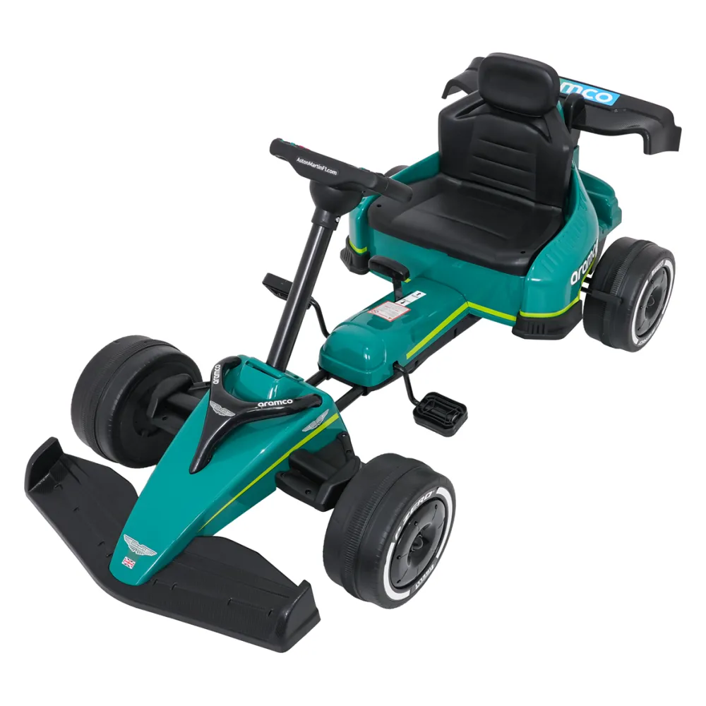 „Aston Martin“ kartingas, žalias-Judėjimui, Minami kartingai-e-vaikas