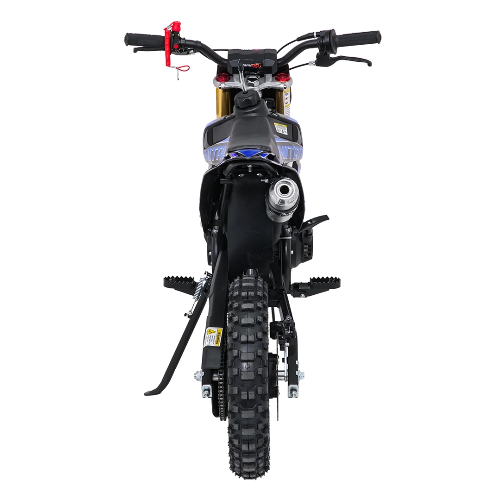 NITRO 60 cm³ vidaus degimo variklio transporto priemonė, mėlyna-Elektromobiliai vaikams, Motociklai-e-vaikas