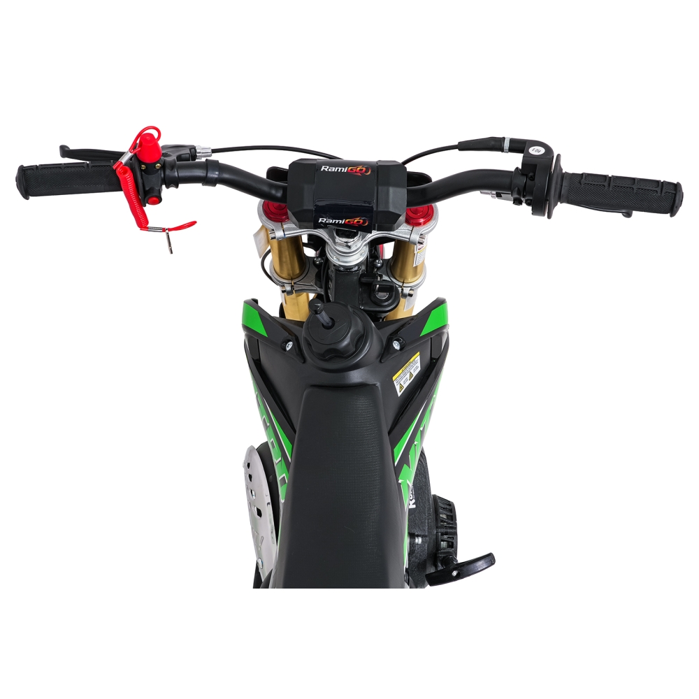 NITRO 60 cm³ vidaus degimo variklio transporto priemonė, žalia-Elektromobiliai vaikams, Motociklai-e-vaikas