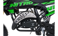 NITRO 60 cm³ vidaus degimo variklio transporto priemonė, žalia-Elektromobiliai vaikams, Motociklai-e-vaikas