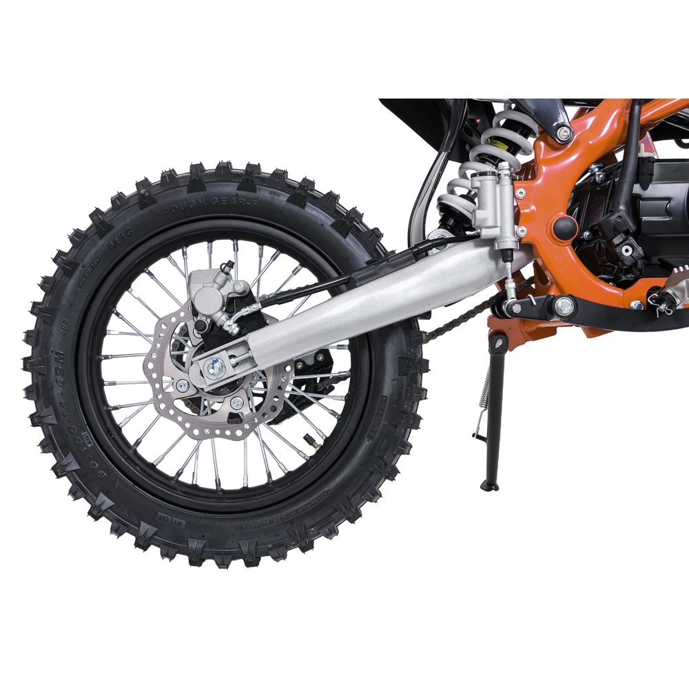 ULTRA 66 125 cm³ vidaus degimo variklio transporto priemonė, oranžinė-Elektromobiliai vaikams, Motociklai-e-vaikas