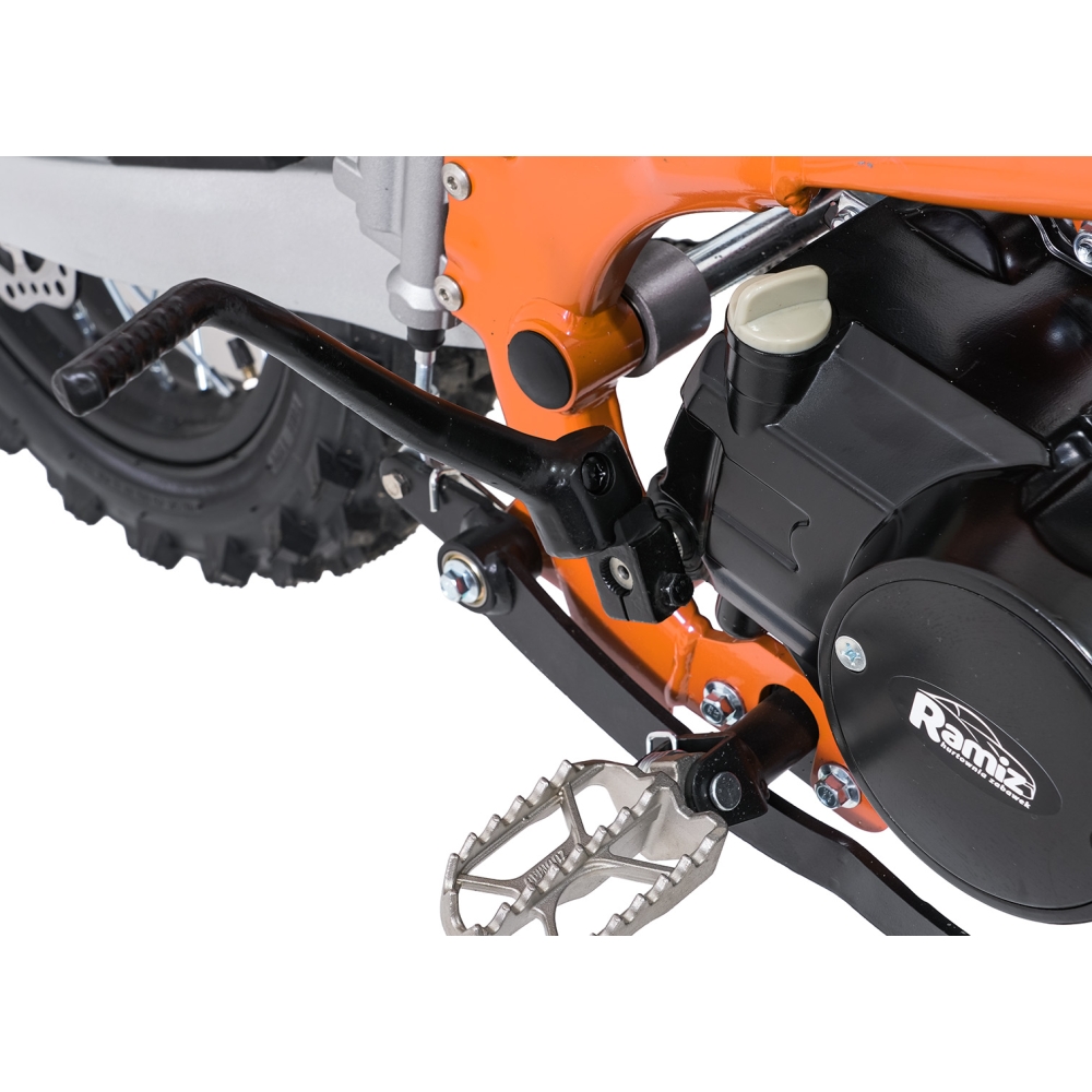 ULTRA 66 125 cm³ vidaus degimo variklio transporto priemonė, oranžinė-Elektromobiliai vaikams, Motociklai-e-vaikas