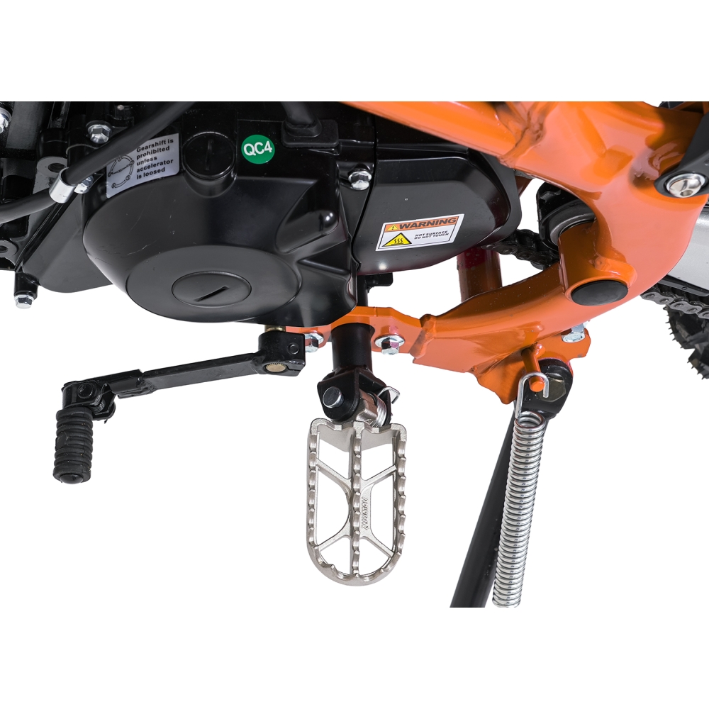 ULTRA 66 125 cm³ vidaus degimo variklio transporto priemonė, oranžinė-Elektromobiliai vaikams, Motociklai-e-vaikas