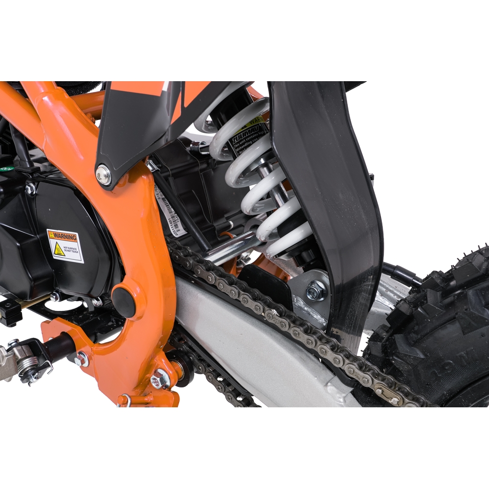 ULTRA 66 125 cm³ vidaus degimo variklio transporto priemonė, oranžinė-Elektromobiliai vaikams, Motociklai-e-vaikas