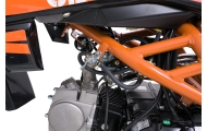 ULTRA 66 125 cm³ vidaus degimo variklio transporto priemonė, oranžinė-Elektromobiliai vaikams, Motociklai-e-vaikas