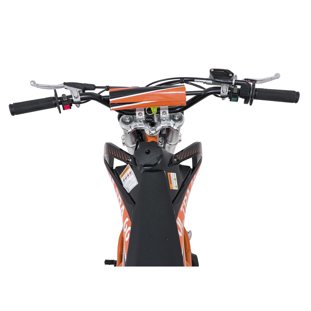 ULTRA 66 125 cm³ vidaus degimo variklio transporto priemonė, oranžinė-Elektromobiliai vaikams, Motociklai-e-vaikas