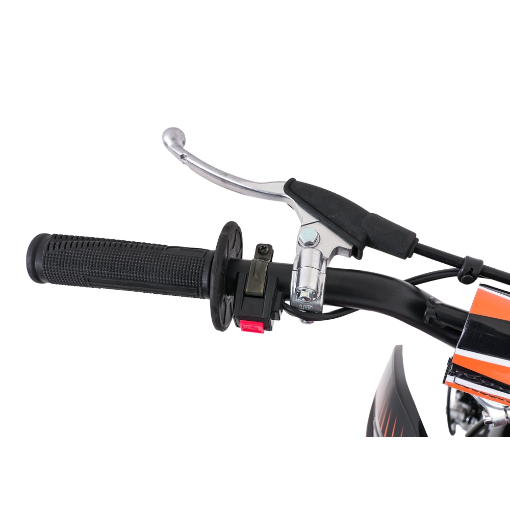 ULTRA 66 125 cm³ vidaus degimo variklio transporto priemonė, oranžinė-Elektromobiliai vaikams, Motociklai-e-vaikas