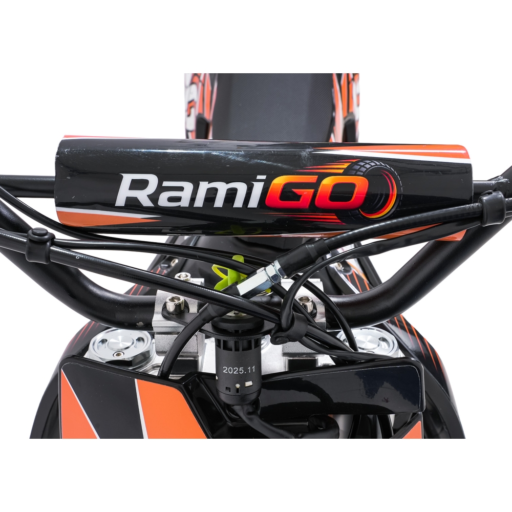 ULTRA 66 125 cm³ vidaus degimo variklio transporto priemonė, oranžinė-Elektromobiliai vaikams, Motociklai-e-vaikas