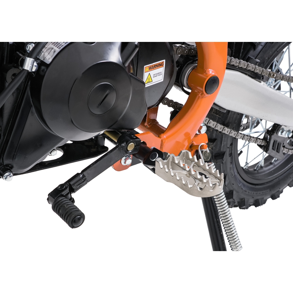 ULTRA 66 125 cm³ vidaus degimo variklio transporto priemonė, oranžinė-Elektromobiliai vaikams, Motociklai-e-vaikas